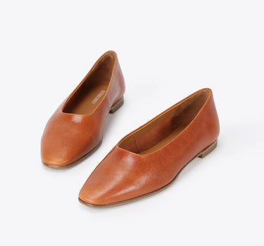 Round Ballet Flat - Coconut Shell 