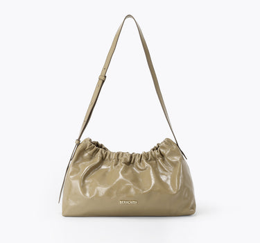 Scrunchie Shoulder Bag - Almond