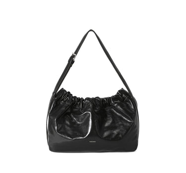 Scrunchie Shoulder Bag - Black