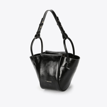 NADIA Satchel - Noir Verni