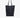 Nudist Tote Rectangulaire - Marine Embossé