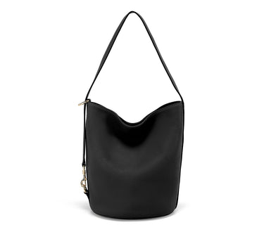 ORUKAMI Convertible Soft Bucket Bag - Black