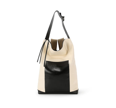 Piper Contractible System 3-Way Hobo Backpack - Cream Beige 