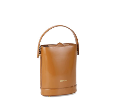 Flat Gloss Bucket Bag - Caramel 