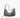 Ursula V11 Drape Hobo / Crossbody Bag - Gull Grey