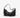 Ursula V11 Drape Hobo / Crossbody Bag - Black