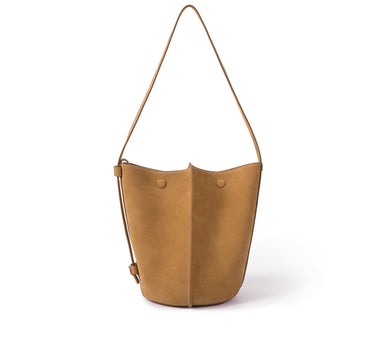 ORUKAMI Flat Hook Convertible Bucket Tote Small - Toffee