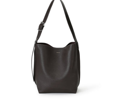GRATITUDE Clasp Shoulder Bag - Cacao 
