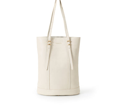 LYLE Portrait Tote - Grained Cream Beige