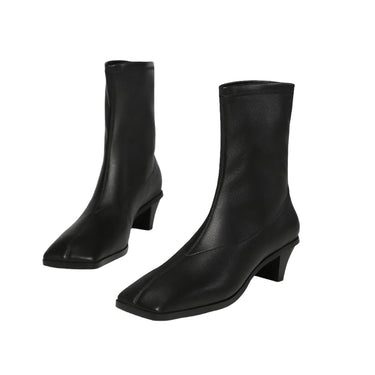 Bottines Carré - Noir