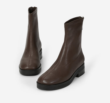 Zip Ankle Boot - Cacao
