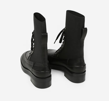 Tie Ankle Boots - Noir