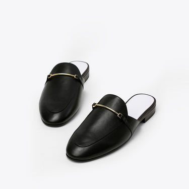 JANA Mules Pantoufles - Noir