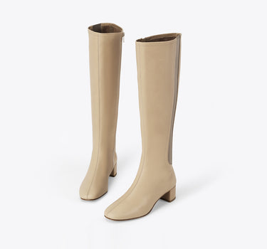 GINA Elastic Knee Boot - Soft Birch