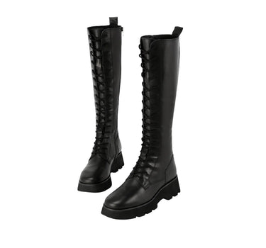 Bottes Genou à Nouer - Noir Coccinelle