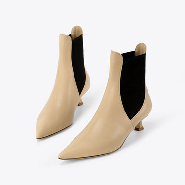 Elastic Ankle Boot - Soft Birch
