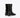 Square Block Heel Boot - Black