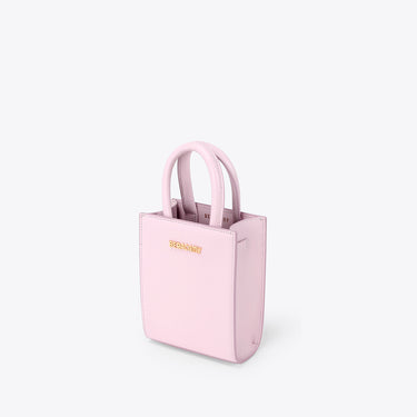 Mini Tote with Handle - Millennial Pink
