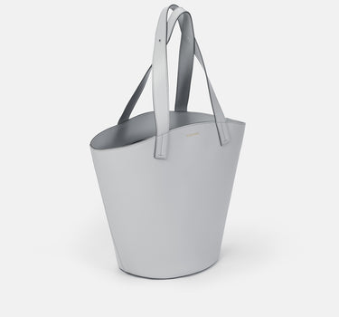Basket 篮子型手提包 - 浅灰色